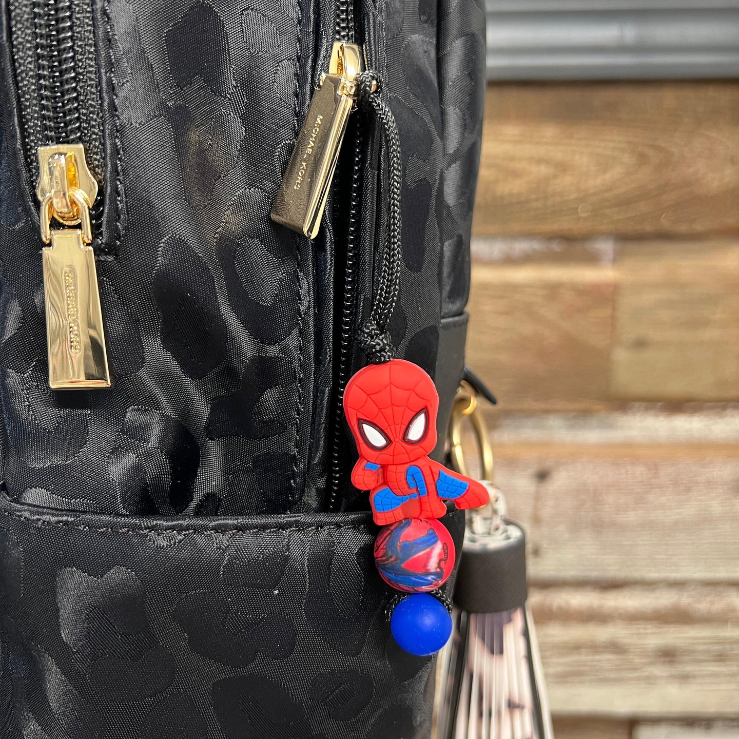Spider Guy Zipper Charm
